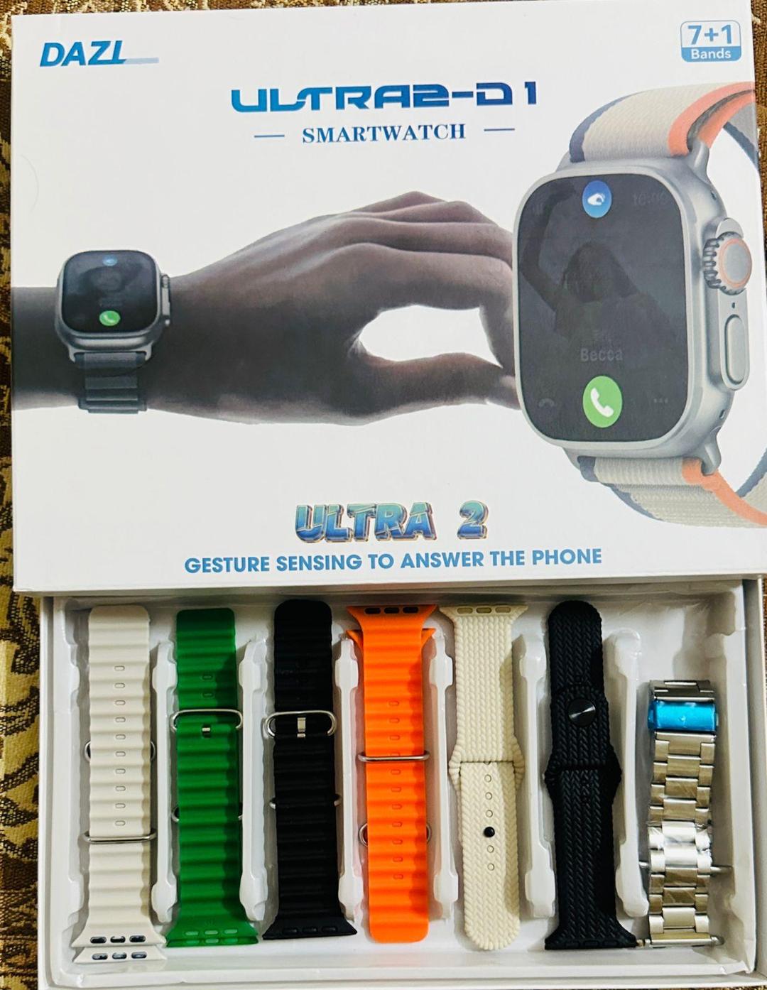 7 in 1 Ultra 2 Smart Watch ā Multicolor Watch with 7 Interchangeable Straps | Stylish Smartwatch in Pakistan