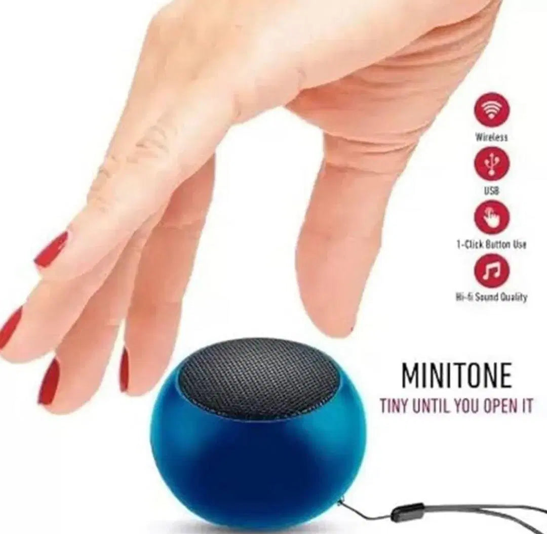M-3 Mini Portable Bluetooth Speaker with Rechargeable Battery