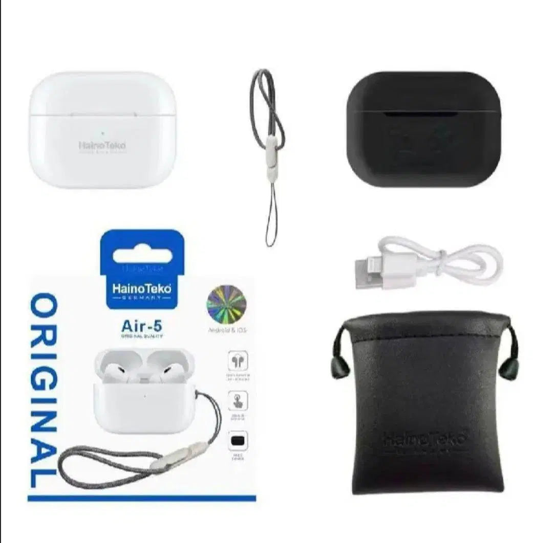 Noise-Cancelling Bluetooth Airpods with Fast Charging & Waterproof Design – Compatible with iPhone & Android