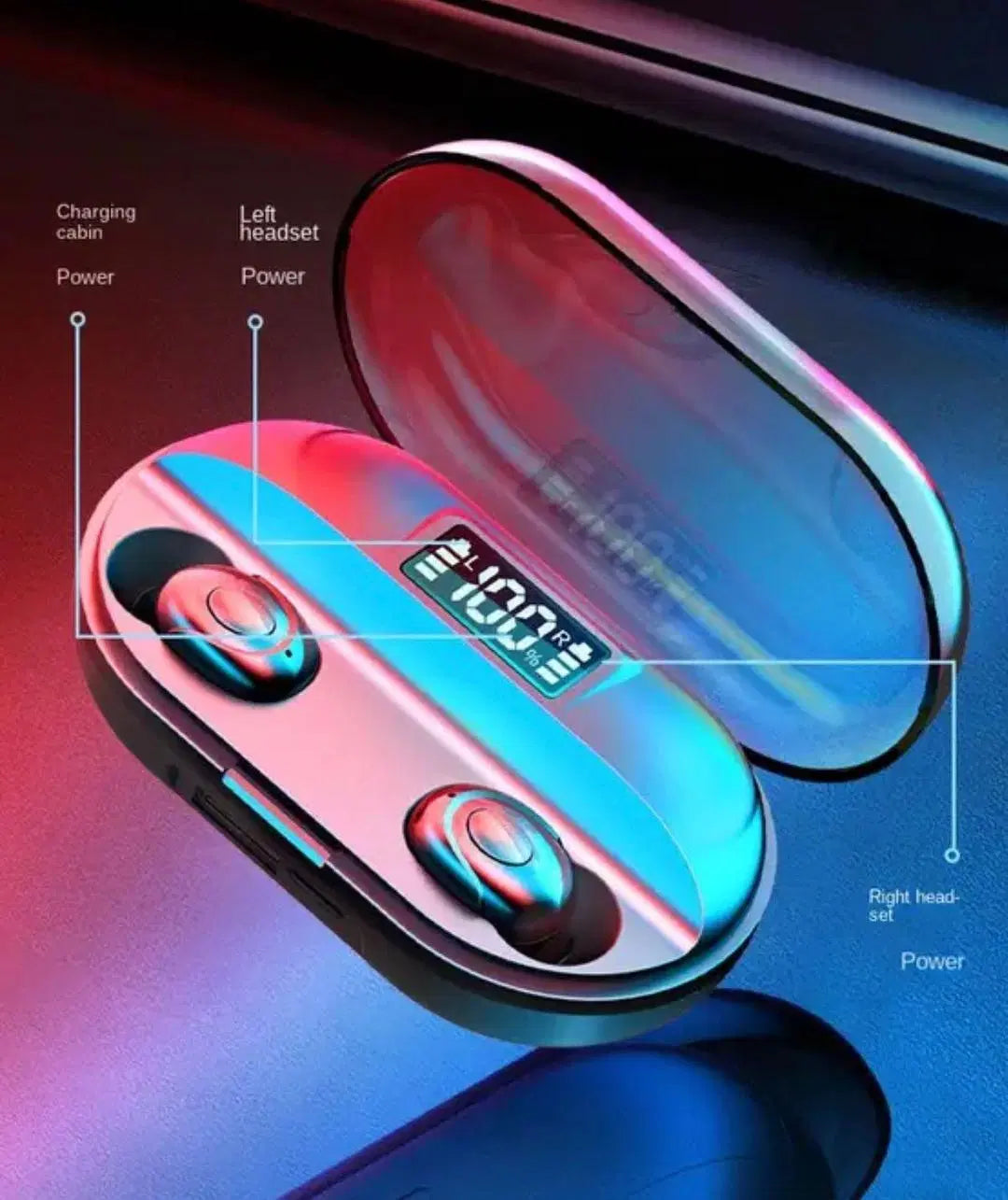 T2 TWS Wireless Earbuds with Power Bank & High-Quality Sound – Bluetooth 5.1