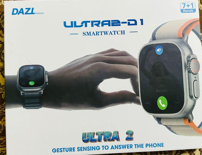 7 in 1 Ultra 2 Smart Watch – Multicolor Watch with 7 Interchangeable Straps | Stylish Smartwatch in Pakistan