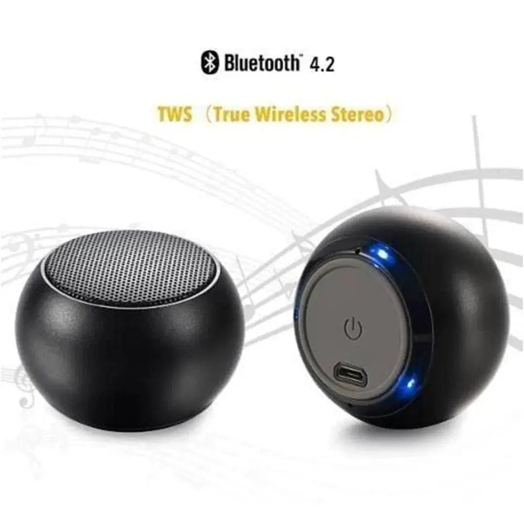 M-3 Mini Portable Bluetooth Speaker with Rechargeable Battery